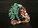 Malachite sur azurite