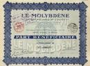 Le Molybdne - Part bnficiaire (bleu)