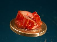 Photo 1/3 : Vanadinite - monocristal -1