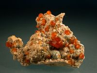 Photo 1/4 : Spessartite et Quartz