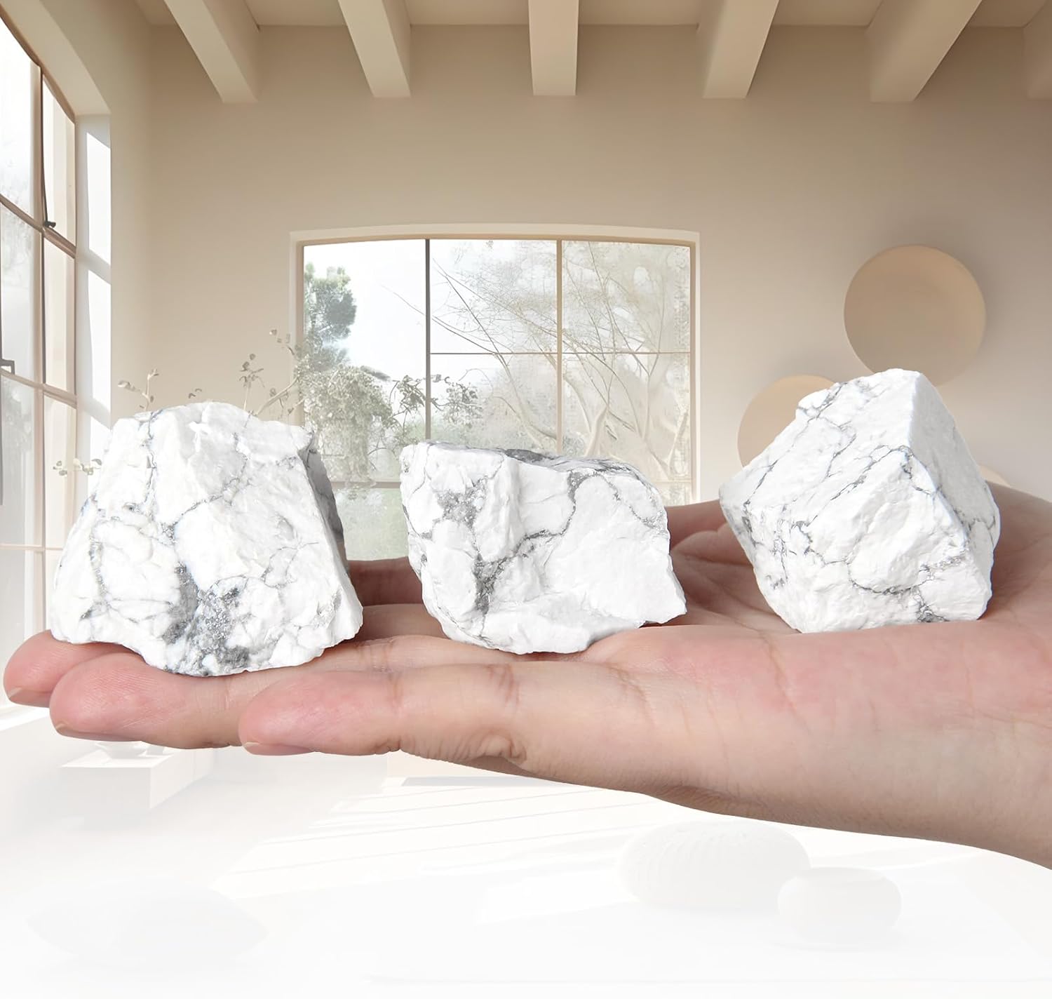 Howlite sélectionnée par Oriane Vasseur